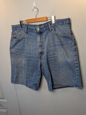 LEVI'S 550 Baggy Denim Short Size 42 Unisex 100% Cotton Jorts Loose Fit